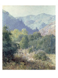 View of the San Gabriel Mountains