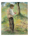 Father Melon Lighting His Pipe  C1879