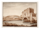 Ponte Nomentano  or Lamentano  1833