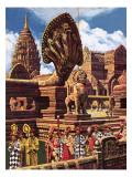Angkor Wat  When Populated  as Envisaged in 1978