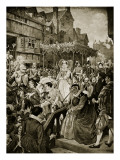 Mary Queen of Scots Enters Edinburgh  1561