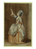 Portrait of Mademoiselle Sainval on Stage