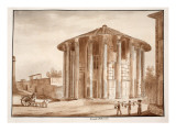 The Temple of Hercules Victor  1833