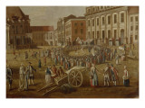 Street Performers in the Alter Markt  1771