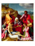 Deposition with Virgin Mary and Saints  1523-24