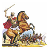 Alexander the Great on Bucephalus