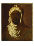 An African Wearing a Turban - a Sketch