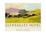 Gleneagles Hotel  Poster Advertising the Lms  1924