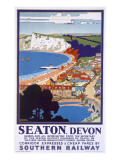 Seaton  Devon  Poster Advertising Southern Railway