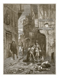 A Street in London During the Great Plague