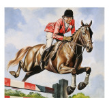 Pat Smythe and Her Horse Prince Hal