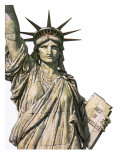 The Statue of Liberty on Bedloe's Island  New York
