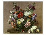 A Bouquet of Mixed Flowers  1881