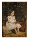 Portrait of Eveline Lees as a Child  1875