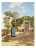 A Sunny Morning  Villiers-Le-Bel  1888