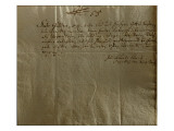 Remuneration Receipt  17th December  1704
