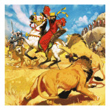 King Darius of Persia Hunting Lions