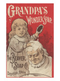 Advertisement for Grandpa's Wonder Soap  C1898