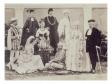 A Group of English Actors in India  C1880