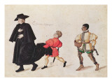 Priest with a Spanish Servant Boy and Slave
