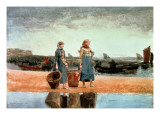 Two Girls on the Beach  Tynemouth  1891