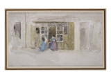 Women and Children at a Shop Door  C1888