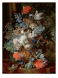 Bouquet of Flowers in a Landscape