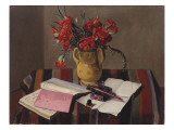 Carnations and Account Books  1925