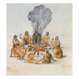 Indians Round a Fire