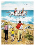 Horse Riding in the Surf