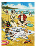 A Christmas Picnic on the Beach