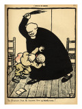 A Priest Beats a Boy