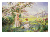 Spring: Picking Flowers  1898