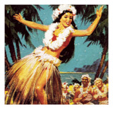 Hawaian Girl Dancing