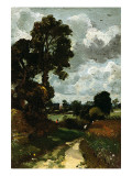 Oil Sketch of Stoke-By-Nayland