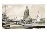 Children Learning to Sail