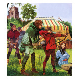 Boy Being Taught the Longbow