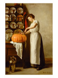 Cutting the Pumpkin  1910