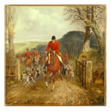 A Hunt Going Through a Gate
