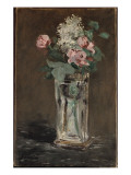 Flowers in a Crystal Vase