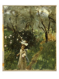 Gathering Flowers at Twilight