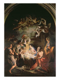 Nativity with St Jerome
