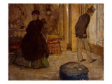 Interior with Two Figures  1869