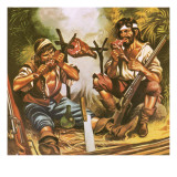 Pirates Eating Meat