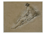 A Seated Nude Girl