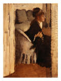 Woman Putting on Gloves