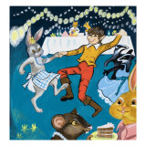 Boy and Rabbit Dancing