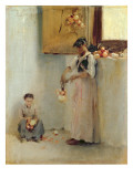Stringing Onions  C1882