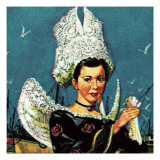 Girl in Breton Costume