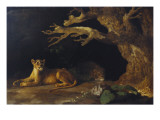 Lioness and Cave